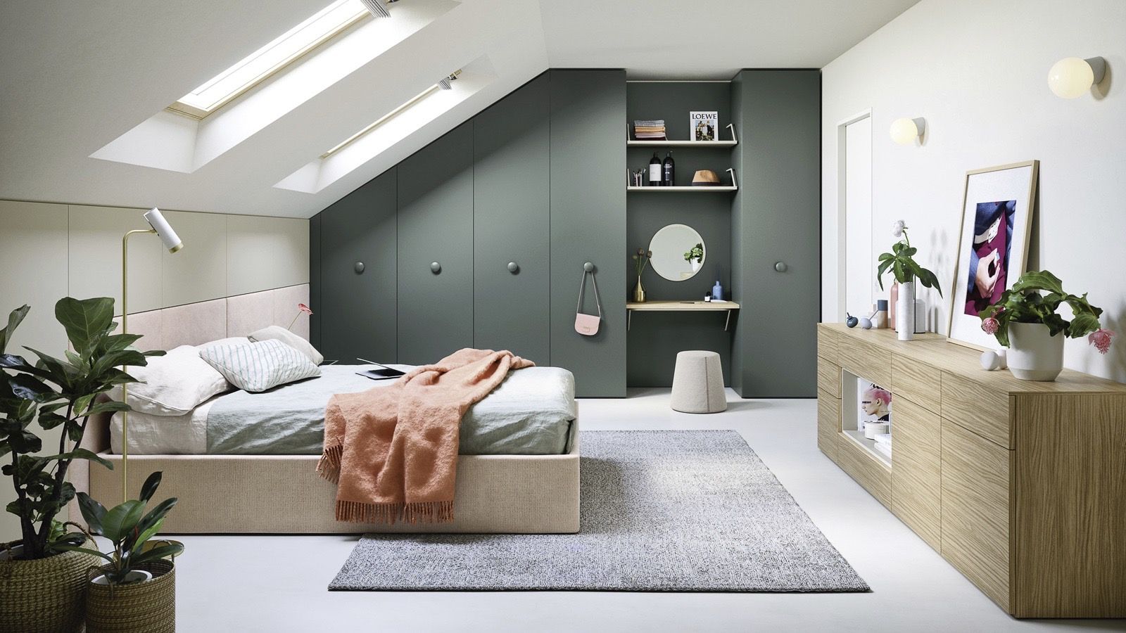 Camera da Letto con letto Contenitore