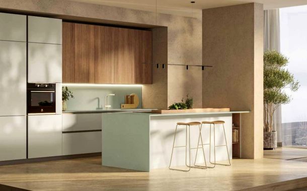 Composizione cucina con isola